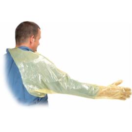 KRU-RVETO - Rękawice inseminacyjne soft z ochraniaczem ramienia dł. 95 cm , grub. 0,025 mm, 50 sztuk - S,L.