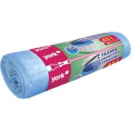 YWOR45L- worki na śmieci z taśmą o pojemności 45 L - 10 sztuk.