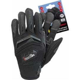 RMC-IMPACT - Rękawice ochronne wykonane z amary połączonej z tkaniną - 4 kolory - M-XL