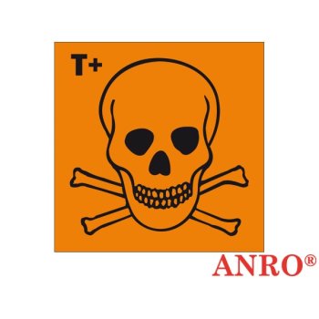 ZZ-121CH1 - Oznakowanie substancji chemicznych Substancja bardzo toksyczna - 200x300