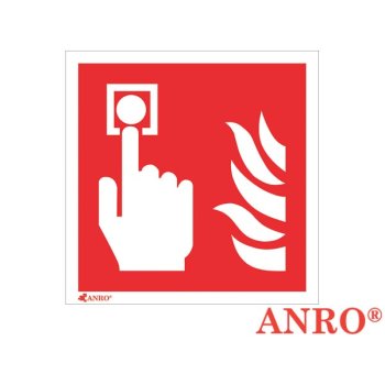ZZ-F005 - Znak ochrony PPOŻ. Alarm PPOŻ - 150X150-200x200