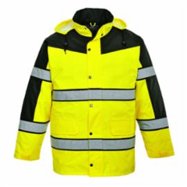 S462 - Dwukolorowa klasyczna kurtka ostrzegawcza - S-3XL