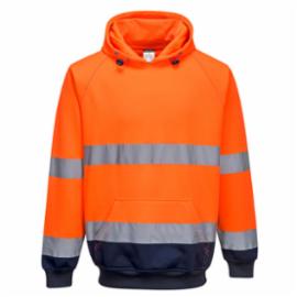 B316 - Dwukolorowa bluza z kapturem - 2 kolory - S-3XL