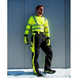 NEON H6471 - spodnie zimowe do pasa z kieszenią na nakolannki - S-3XL.