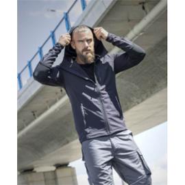 BREEFFIDRY STRETCH ARDON - męska bardzo lekka kurtka stretchowa, softshellowa, kaptur, odblaski - XS-4XL