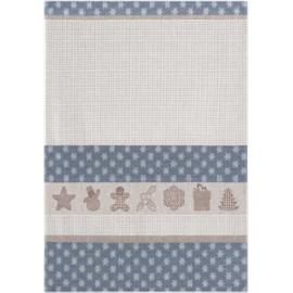 SDN-GWIAZDKI - ściereczka kuchenna, 100% bawełna naturalna, 200 g/m2, znakomita chłonność - 2 kolory - 50x70 cm.