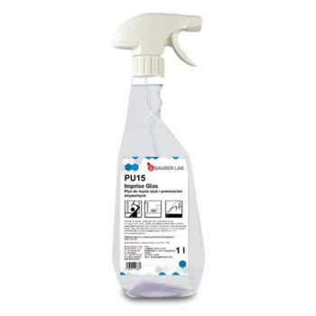 PU15 Imprise Glas - gotowy do użytku płyn do mycia szyb i powierzchni zmywalnych, nie pozostawia smug - 1,10 L.