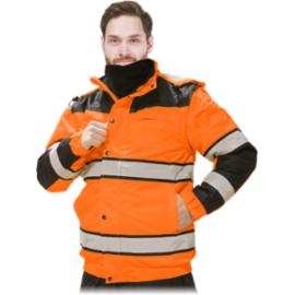 MILLING - widoczna kurtka zimowa, kaptur chowany w kołnierzu, pasay odblaskowe, odpinane rękawy, 2 kolory - M - 3XL.
