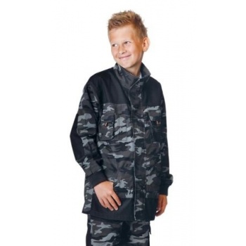 EMERTON CAMOUFLAGE Kids - dziecięca kurtka zimowa moro - 116, 128, 140,152 cm.