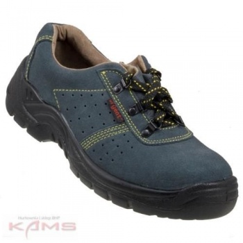 205 S1 GRAY Urgent - zamszowe półbuty z podnoskiem - 36-47.