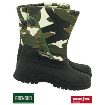 BSNOW-CAMO - niskie kalosze zimowe - 39-46.