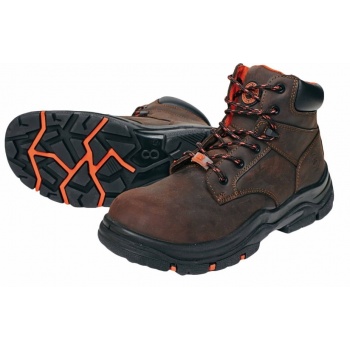 BLACK KNIGHT RUBBER ankle S3 - skórzane trzewiki ochronne z podnoskiem - 38-48.