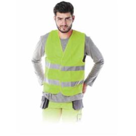 KO - Kamizelka ostrzegawcza z dwoma poziomymi paskami odblaskowymi - 2 kolory - M-3XL.