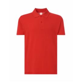 POLOOCEAN - polo męskie z krótkim rękawem, zappięcie dwa guziki, 85% Bawełna, 15% Wiskoza 175 g - 5 kolorów - XS-2XL.
