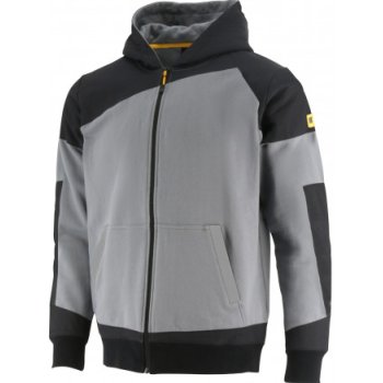 Bluza CAT 1910159-10934 TRADES HOODIE ZIP w kolorze ciemno szarym - rozmiar S-2XL