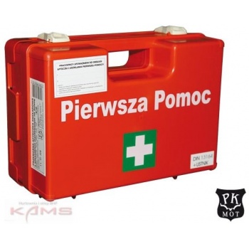 AZP10 - Apteczka pierwszej pomocy DIN13164 - 28x21x11,5 cm (K10).