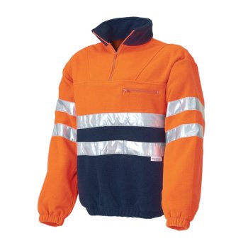 IS-04053 - Bluza odblaskowa dwukolorowa o wysokiej widoczności, pasy odblaskowe 3M Scotchlite, 100% poliester - S-XL
