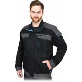 CORTON-J - Bluza ochronna CORTON, stójka tkana 100% bawełna 260 g/m2 6 kieszeni elementy odlaskowe - 3 kolory - S-6XL