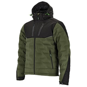 KURTKA MĘSKA OCIEPLANA MEMBRANA WZMOCNIENIE CORDURA ODPINANY KAPTUR WIELE KIESZENI ODBLASKI LOGAN J STALCO 