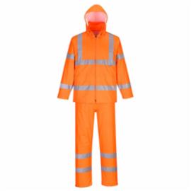 H448 - Przeciwdeszczowy komplet ostrzegawczy - 2 kolory - S-4XL
