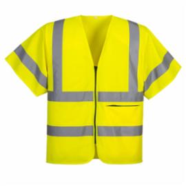 C372 - KAMIZELKA Z KRÓTKIMI RĘKAWKAMI ZAPINANA NA ZAMEK - S-XL