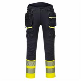DX445 - Spodnie ostrzegawcze klasy 1 DX4 z kieszeniami kaburowymi - 28-48