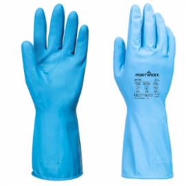 AP76 - Lekkie lateksowe rękawice ochronne przeciwchemiczne FDl B (Pk12) - S-XL