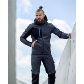 ARDON CITYCONIC H6691 - Kurtka softshell odpinany kaptur ElasticTech®Flexi wewnątrz przyjemny polar membrana 5000 mm / 5000 g/m²/24h - S-4XL