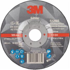 3M-TARCZSZ-T27 - Tarcza szlifierska z obniżonym środkiem DCGW, T27 - 125 mm x 7 mm x 22 mm - opakowanie zawiera 10 tarcz