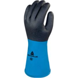 CHEMSAFE PLUS WINTER VV837 - rękawica podwójna powłoka PVC/NITRYL wkład z akrylu - strona chwytna powlekana PVC/NITRYL ścieg:10 - 30 cm - 9-11