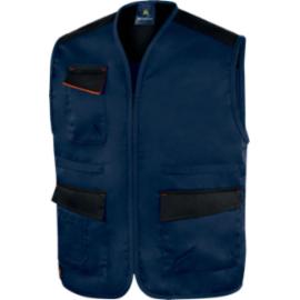M1GI2 - KAMIZELKA ROBOCZA MACH 1 Z POLIESTRU I BAWEŁNY, 6 KIESZENI, serża: 65% poliester, 35% bawełna, 235 g/m² - 3 kolory - XS-5XL