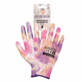 X-COLOR-PU 8 - Rękawice ochronne powlekane PU X-COLOR-PU - 8