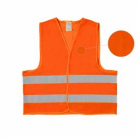 KAMIZELKA PROKAM MESH POM - KAMIZELKA ODBLASKOWA SIATKOWA PROKAM MESH POMARAŃCZOWA - S-3XL
