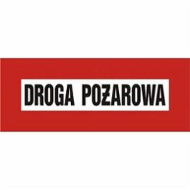 BC109BRPN - ZNAK PRZECIWPOŻAROWY - DROGA POŻAROWA 