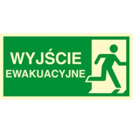 PRC-AC101CEPS - ZNAK EWAKUACYJNY - KIERUNEK DO WYJŚCIA EWAKUACYJNEGO - W PRAWO - AC 101 CE PS