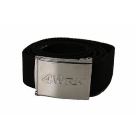 BELT COBRA - Pasek do spodni 4WRK Cobra black - silver metal - uniwersalny
