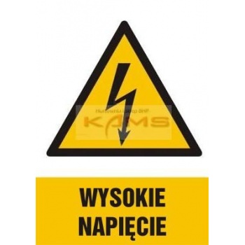 HA003 Wysokie napięcie - 148 x 105 mm.
