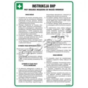 DD016 Instukcja BHP przy obsłudze urządznia do masażu wirowego.