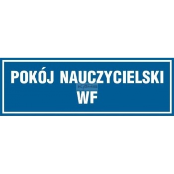 PA152 Piktogram Pokój nauczycielski WF