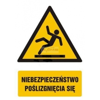 GF019 Niebezpieczeństwo poślizgnięcia się