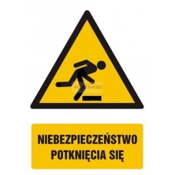 GF035 Niebezpieczeństwo potknięcia się