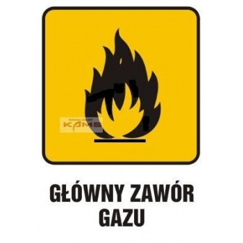 JD002 Główny zawór gazu 2 - 210 x 148 mm.