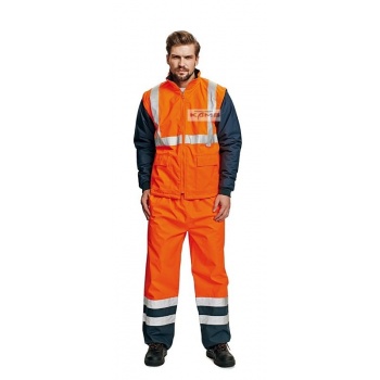 BELONIA kurtka ocieplana Hi-Vis 2w1 100% poliester 300D Oxford/PU - S-3XL.