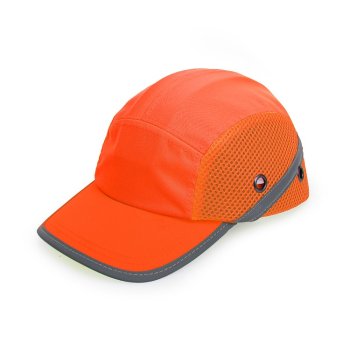 PRC-CZAPKA BUMPCAP Z SIATKĄ HVP - CZAPKA OCHRONNA BUMPCAP Z SIATKĄ POMARAŃCZOWA HVP