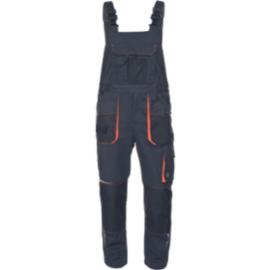 EMERTON STRETCH - emerton stretch ogrodniczki OXFORD 600D na kolanach wkładki nakolannikowe odblaski 65 % poliester 32 % bawełna 3 % Spandex 245 g/m² - 2 kolory - 44-68