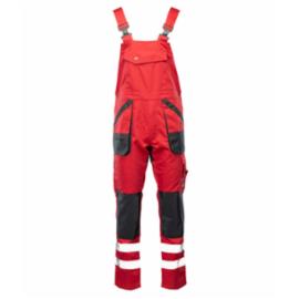 APOG - ogrodniczki robocze trwała tkanina 260 g/m² potrójne szwy CORDURA na kolanach liczne kieszenie regulacja pasa i szelek Poliester 65% Bawełna 35% pasy odblaskowe 5 cm - rozmiary 24-110