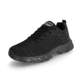 VERTIGO BLACK GRAY - półbuty rekreacyjne oddychający materiał tekstylny podeszwa lekka pianka EVA obuwie codzienne sportowe i rekreacyjne UNI - 36-47