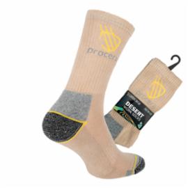 DESERT WORK SOCK - SKARPETY ROBOCZE płaski szew miękka warstwa frotte od spodu nieuciskający ściągacz wzmocnione pięty palce 75% bawełna 22% poliester 3% elastan - opakowanie 2 pary - 39-42, 43-46 