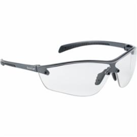 PRC-SILPPSI - OKULARY OCHRONNE BOLLE SILIUM (PRZEZROCZYSTE) obustronna powłoka PLATINUM ergonomiczne antypoślizgowy nosek zauszniki wyjątkowo lekkie z poliwęglanu (22g) 