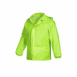 REGEN - Lekka kurtka przeciwdeszczowa zamek błyskawiczny listwa napy kaptur troczki chowany w stójce 100% poliester powleczony PVC - S-2XL
